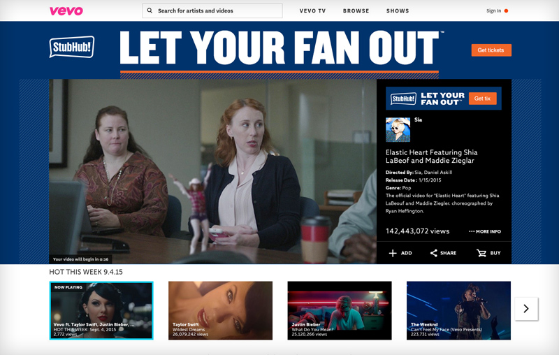 StubHub 2015 Digital