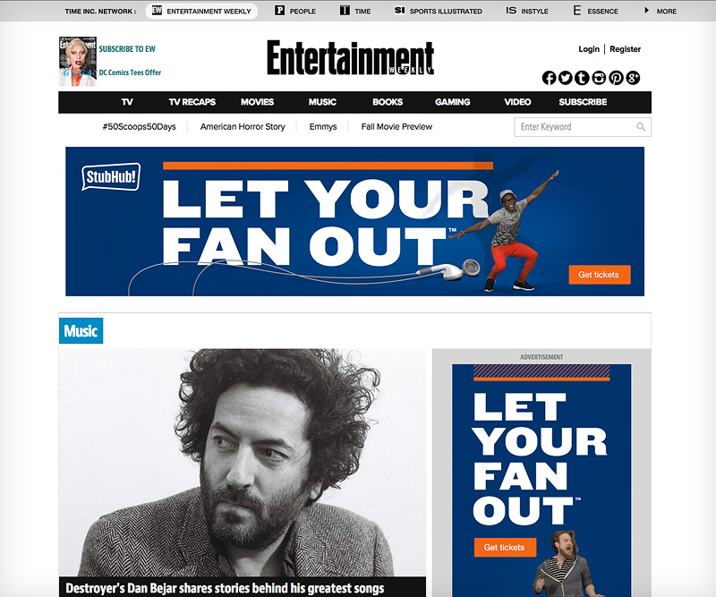 StubHub 2015 Digital